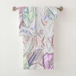 パール調またはクリームに混ぜ合わせた着色品 バスタオルセット