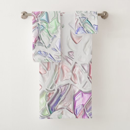 パール調またはクリームに混ぜ合わせた着色品 バスタオルセット (インサイチュ)