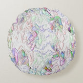 パール調またはクリームに混ぜ合わせた着色品 ラウンドクッション (正面)