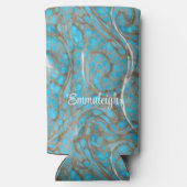 パール調大理石ストーン モノグラム スリム缶クーラー (裏面)