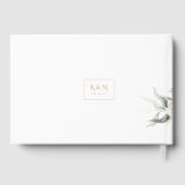 パール赤面エレガンス結婚フローラのID989 ゲストブック (裏面)