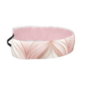 パール赤面ピンクローズ金ゴールド アスレチックヘッドバンド (左)