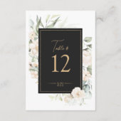 パール赤面フローラエレガンスエボニーテーブル# ID989 招待状 (裏面)