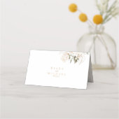 パール赤面フローラエレガンス結婚ズID989 プレイスカード (裏面)