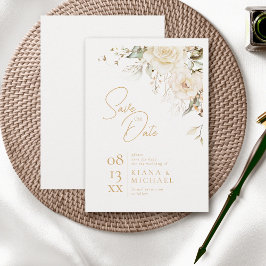 パール赤面フローラエレガンス縁ど結婚スID989 セーブザデート