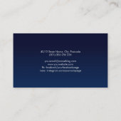 パール陰陽ツリー – カラフル 名刺 (裏面)