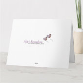 パール30周結婚年紫気球 カード (裏面)