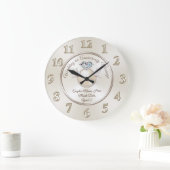 パール・アンド・ダイヤモンドリングや輪60周年時計 ラージ壁時計 (ホーム)