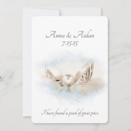 パール イン シーシェル ウェディング 招待状