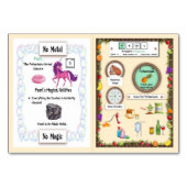 パール – カリウムホーンユニコーン取引カード テーブルナンバー (裏面)