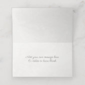 パール&クリームレースハートバンティンビンテージウェディング プレイスカード (内部開封)