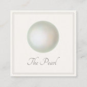 パール スクエア名刺 (正面)