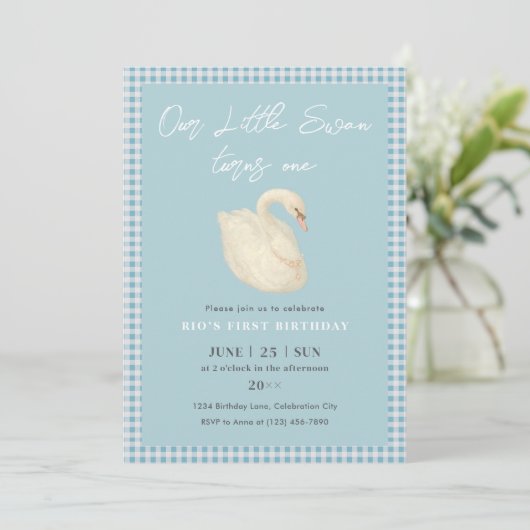 パール スワン バースデイ コレクション 招待状 (スタンド正面)