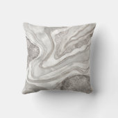 パール、ダイヤモンド、プラチナのジュエードデジタルアート クッション (裏面)