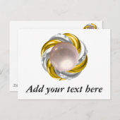 パール＆ダイヤモンド ポストカード (正面/裏面)