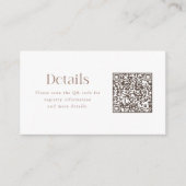 パール ディテール 封筒カード エンクロージャーカード (正面)