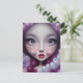 パール&バブルガール ポストカード (スタンド正面)