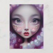 パール&バブルガール ポストカード (正面)