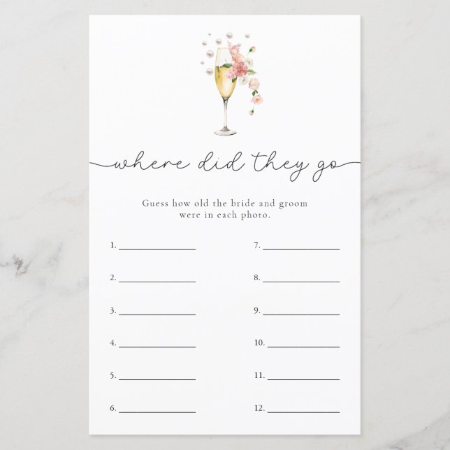 パール&プロセッコどこ彼らはシャワーのゲームに行った (正面)