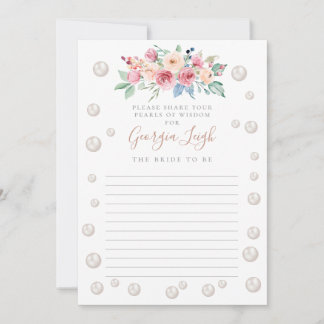 パール&プロセッコシャワー招待状 招待状