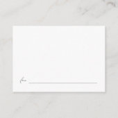 パール&プロセッコディスプレイシャワーブライダルシャワー エンクロージャーカード (裏面)