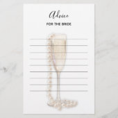 パール&プロセッコブライダルシャワーアドバイスfor Bride (正面)