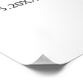 パール&プロセッコブライダルシャワーウェルカムサイン ポスター (角)