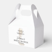 パール&プロセッコブライダルシャワー フェイバーボックス (正面サイド)