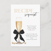 パール&プロセッコブライダルレシピエンクロージャカード エンクロージャーカード (正面)