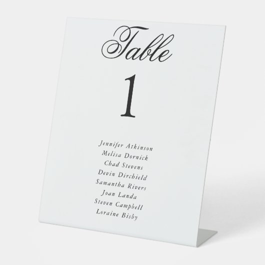 パール&プロセッコブラックボウブライダルシャワー 台座サイン (正面)