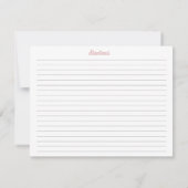 パール&プロセッコレシピカード 出欠カード (裏面)