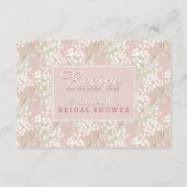 パール&プロセッコ赤面ブライダルシャワーレシピ エンクロージャーカード (裏面)