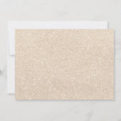 パール＆プロセッコ ゴールド ブライダルシャワー サンキューカード (裏面)