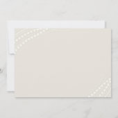 パール プローセッコ エレガント エクリュ ブランシュ ブライダル シャワー 招待状 (裏面)