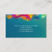 パール・ヘルピング・ハンズ・ツリー・ビジネスカード 名刺 (裏面)