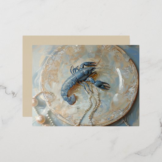 パール – ホイルポストカード 箔シーズンポストカード (正面/裏面)