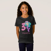 パール – 海ジュエル3rdマーメイド誕生日Tシャツ Tシャツ (正面フル)