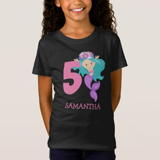 パール – 海ジュエル5thマーメイド誕生日Tシャツ Tシャツ (正面)