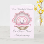 パール 結婚記念日 カード (黄色い花)