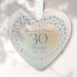 パール 結婚30周年記念 オーナメント