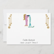 パール&金ゴールドジュエリーとアクエリアス〔占星術の〕十二宮図標識