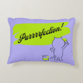 パーレフェクション！猫好き アクセントクッション (裏面)