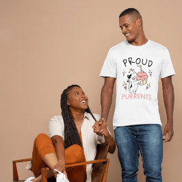 パーレンツ誇りを持ったキャットテーマ1歳の誕生日 Tシャツ