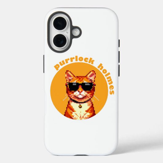 パーロックホームズ猫IPhonecase Case-Mate iPhoneケース (裏面)