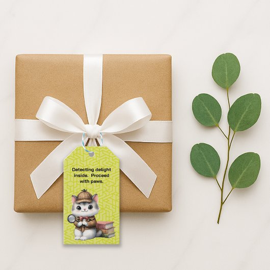 パーロック・ホームズの子猫 ギフトタグ