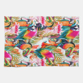 パーロツ&パーム葉の キッチンタオル (横)