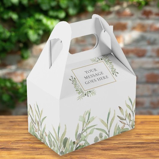 パーロンエレガント化された金ゴールドの緑の好意ボックス フェイバーボックス