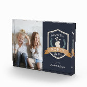 パー最高のでポピー |ゴルフのおじいちゃん フォトブロック (右)