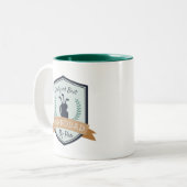 パー最高のの祖父 |ゴルフのおじいちゃん ツートーンマグカップ (正面左)