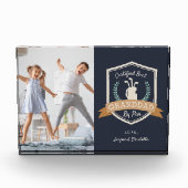 パー最高のの祖父 |ゴルフのおじいちゃん フォトブロック (正面)